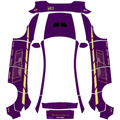 Violet Vamp – Tesla Model Y wrap