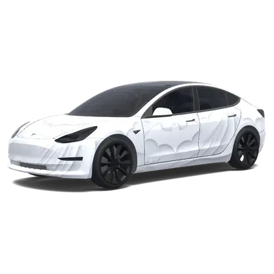 배트맨 화이트 – 테슬라 Model 3 랩핑