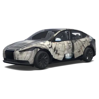 유명한 우주선 (Vaisseau spatial très connu.) – 테슬라 Model Y 랩핑