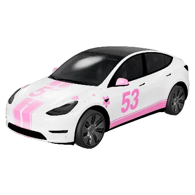 핑크 레이서 53 (Pink Racer 53) – 테슬라 Model Y 랩핑