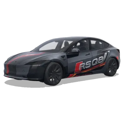 Audi RS Q8. – Tesla Model 3 wrap