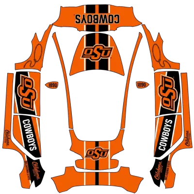 俄克拉荷马州立（oklahoma state） – 特斯拉 Model 3 涂装
