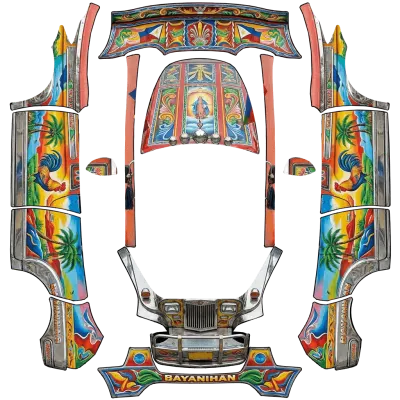 Philippine Jeepney – Tesla Model Y wrap
