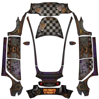 FNAF (fnaf) – テスラ Model 3 ラッピング