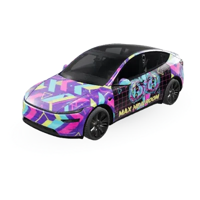 80er (80s) – Tesla Model Y Wrap