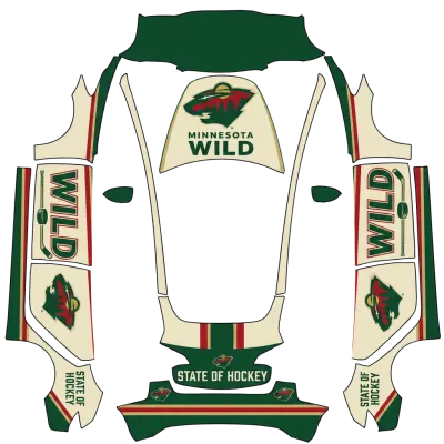 Миннесота Уайлд (MN Wild) – оклейка Tesla Model 3