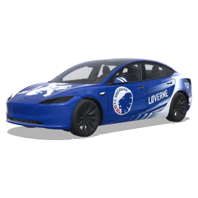 哥本哈根足球俱乐部（The danish football club F.C. Copenhagen） – 特斯拉 Model 3 涂装