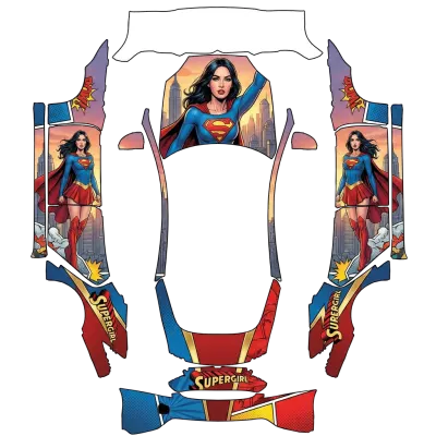 Supergirl Megan Fox (Supergirl megan fox) – Tesla Model S Wrap