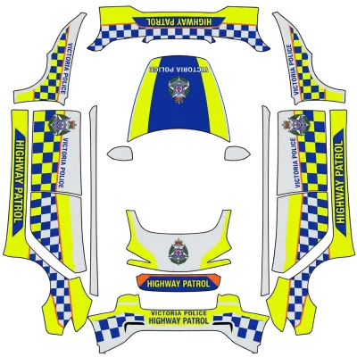 維多利亞州警察（VicPol HWP） – 特斯拉 Model 3 塗裝