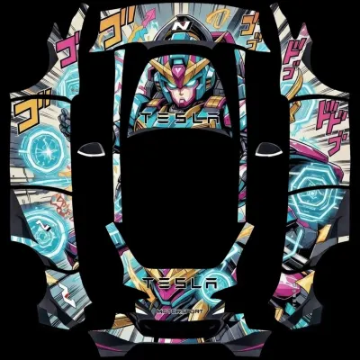 mangas 2 – Tesla Model Y wrap