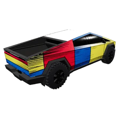 セルシェイドコミック - Cybertruck 全車種 (Cel-Shaded Comic - Cybertruck All Variants) – テスラ Cybertruck ラッピング