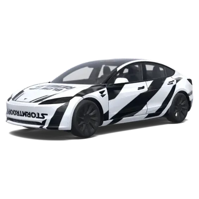 Звёздные войны: Штурмовик – оклейка Tesla Model 3