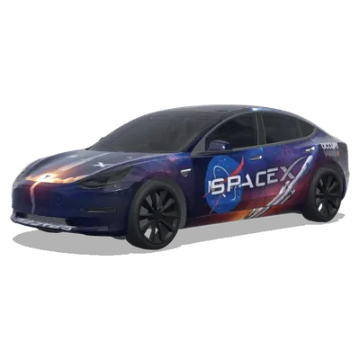 스페이스X NASA 테마 (Spacex NASA theme) – 테슬라 Model 3 랩핑