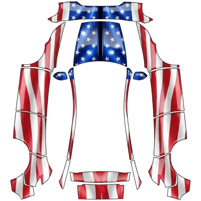 США ЧМ (USA World Cup) – оклейка Tesla Model Y
