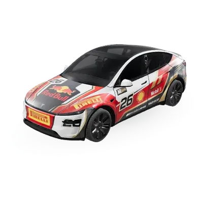 Формула 1 - 3 (F1 - 3) – оклейка Tesla Model Y