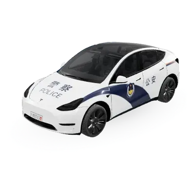 Shanghai Polizei Model Y (SHPD Shanghai Police Model Y) – Tesla Model Y Wrap