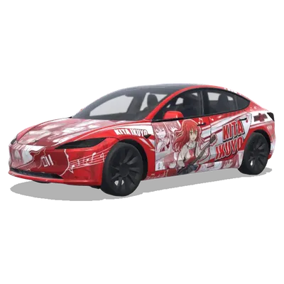 孤獨搖滾喜多鬱代 – 特斯拉 Model 3 塗裝
