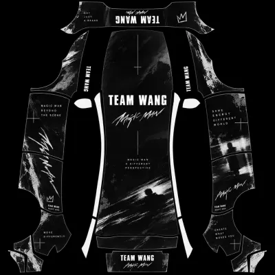 TEAM_WANG 2 – оклейка Tesla Model Y