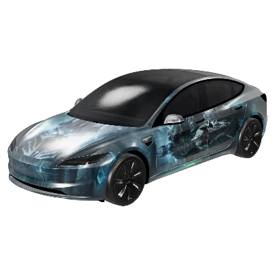 リッチキングの怒り (Wrath of the Lich King) – テスラ Model 3 ラッピング