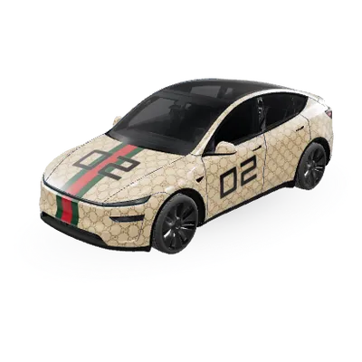 Gucci (구찌) – Tesla Model Y Wrap