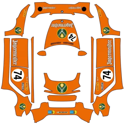 BMW 2002 예거마이스터 (Bmw 2002 jagermeister) – 테슬라 Model 3 랩핑