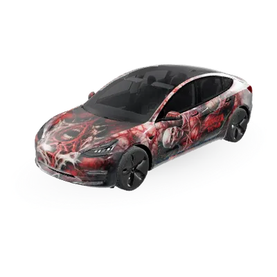Vecna – Tesla Model 3 Wrap