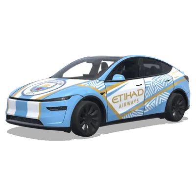 Manchester City inspired – Tesla Model Y wrap