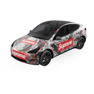 ザ・サプライム (The Supreme) – テスラ Model Y ラッピング