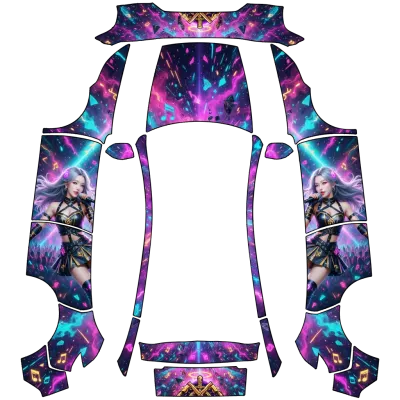 K-Pop Dämonenjäger (K pop demon hunters) – Tesla Model Y Wrap