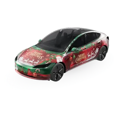 Weihnachten (Christmas) – Tesla Model 3 Wrap