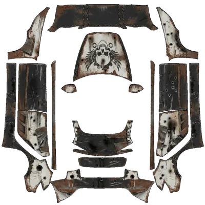 瘋狂的麥克斯（Mad Max） – 特斯拉 Model 3 塗裝