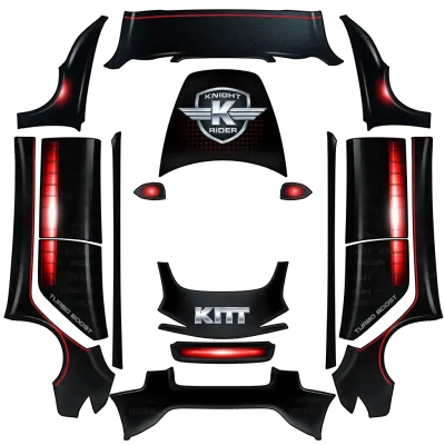 KITT Knight Rider (Kitt from knight rider) – Tesla Model 3 Wrap