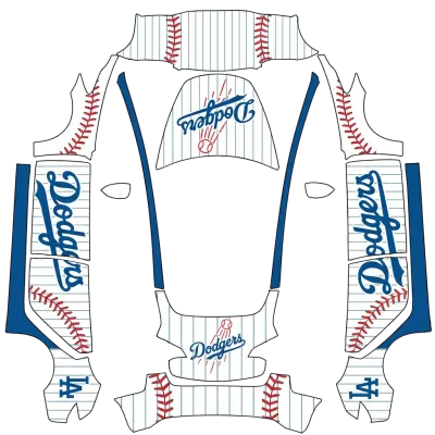 Dodgers – Tesla Model 3 wrap