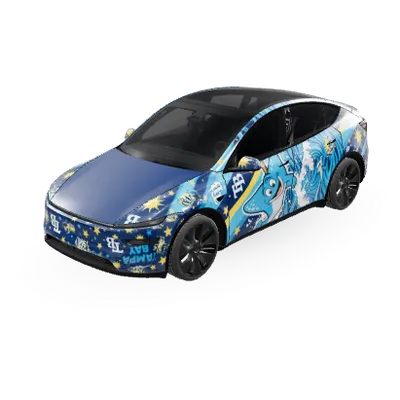 Tampa Bay Rays – Tesla Model Y Wrap