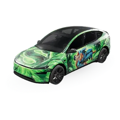 クリプトナイト・スーパーマン (Kryptonite superman) – テスラ Model Y L ラッピング