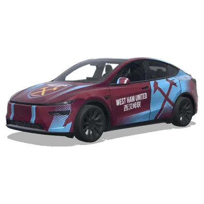 Вест Хэм Юнайтед (西汉姆联) – оклейка Tesla Model Y