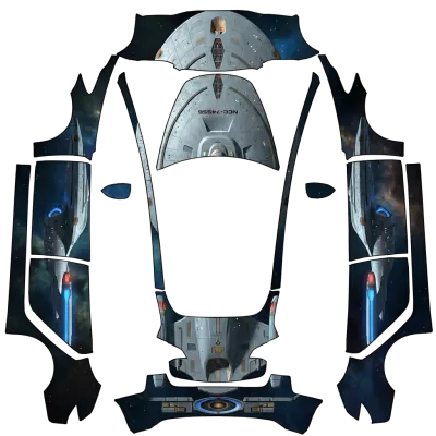 USS 보이저 (Uss voyager) – 테슬라 Model 3 랩핑
