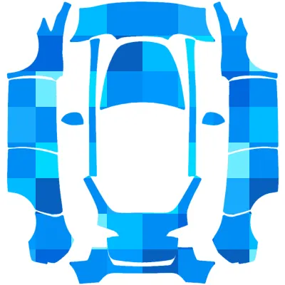 Pixels bleus (Blue Pixels) – covering Tesla Model Y