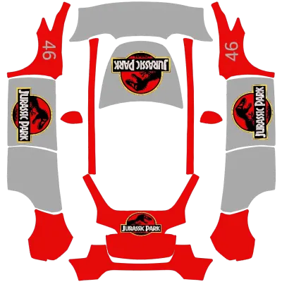 Jurassic 46 (46 car Jurassic) – covering Tesla Model Y
