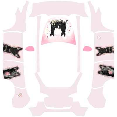 Mentougou Dog (门头沟小狗-天狼小虎) – Tesla Model Y wrap