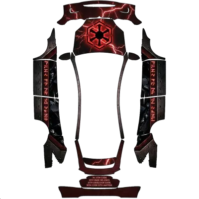 シス帝国 (Sith Empire) – テスラ Model X ラッピング