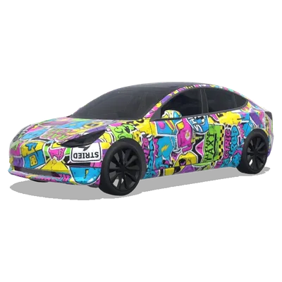 래드 캡 라벨 (add a rad cab label) – 테슬라 Model 3 랩핑