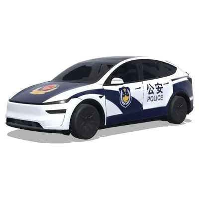 Chinesische Polizei (Chinese Police) – Tesla Model Y L Wrap