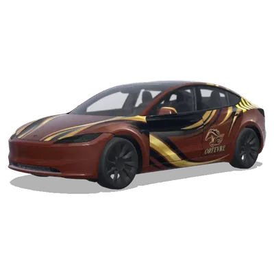 Orfevre (オルフェーヴル) – Tesla Model 3 wrap