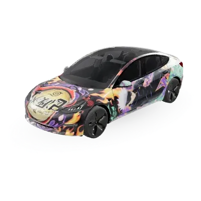 Tesla Model 3 (Car wrap tesla model 3) – covering Tesla Model 3