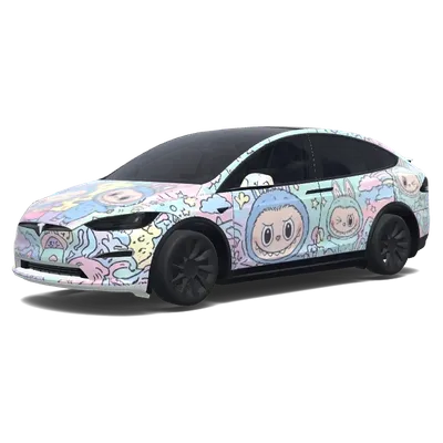 Labubu (Labubu.) – Tesla Model X Wrap