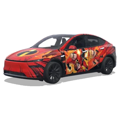 超人总动员（The Incredibles） – 特斯拉 Model Y 涂装