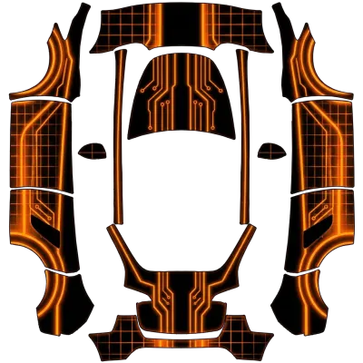 創戰紀克魯（Tron - Clu） – 特斯拉 Model Y 塗裝