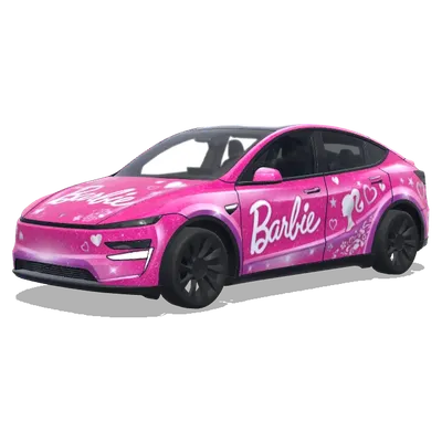 Barbie dream car – Tesla Model Y wrap