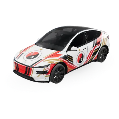 ククタ・デポルティーボ (Cucuta Deportivo - Colombia) – テスラ Model Y ラッピング